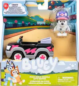Moose Bluey Fahrzeug + Spielfigur Set