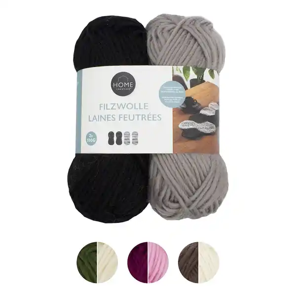 Bild 1 von HOME CREATION Filzwolle 200 g