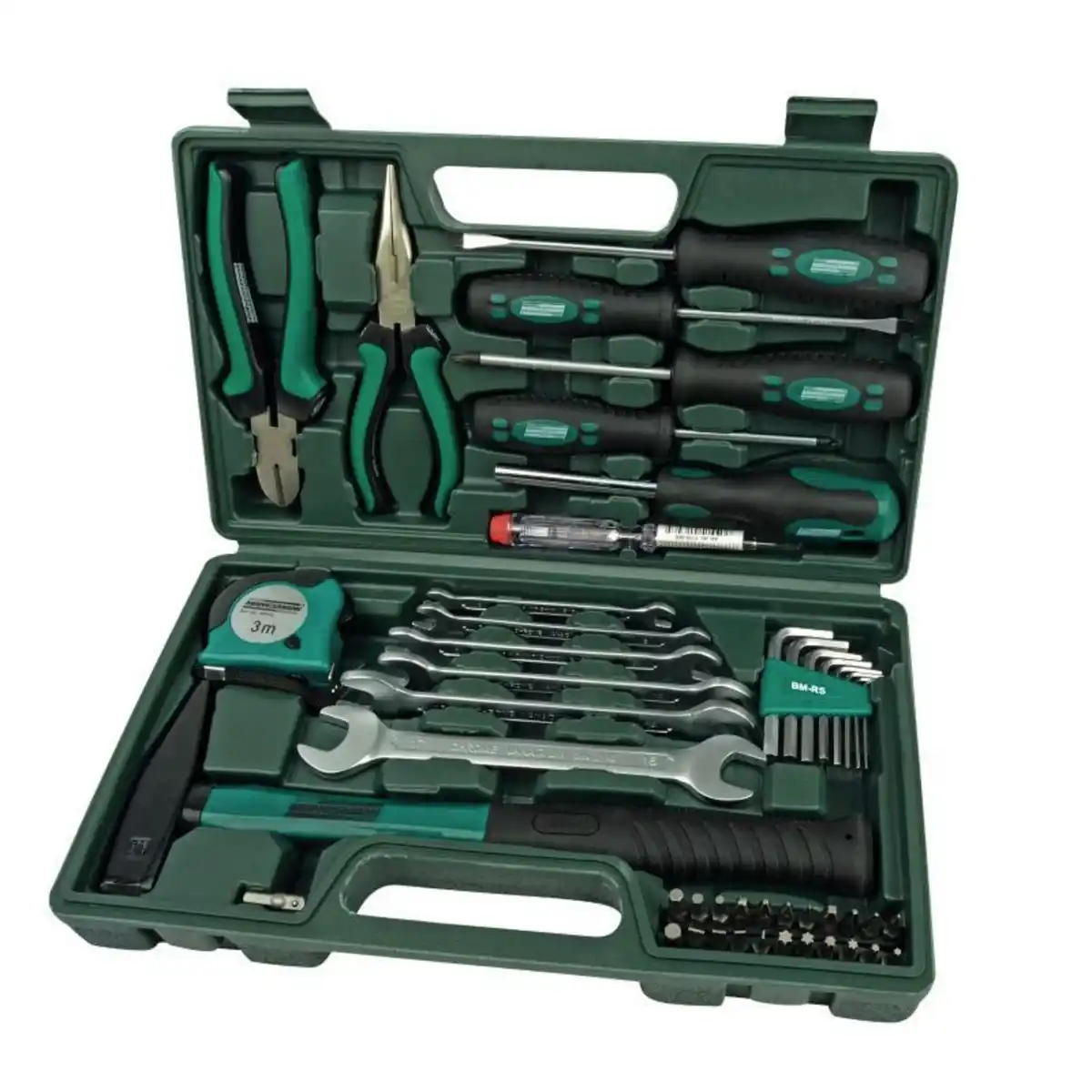 Bild 1 von BRÜDER MANNESMANN Werkzeugsatz, Metall, bestückt, 47-teilig