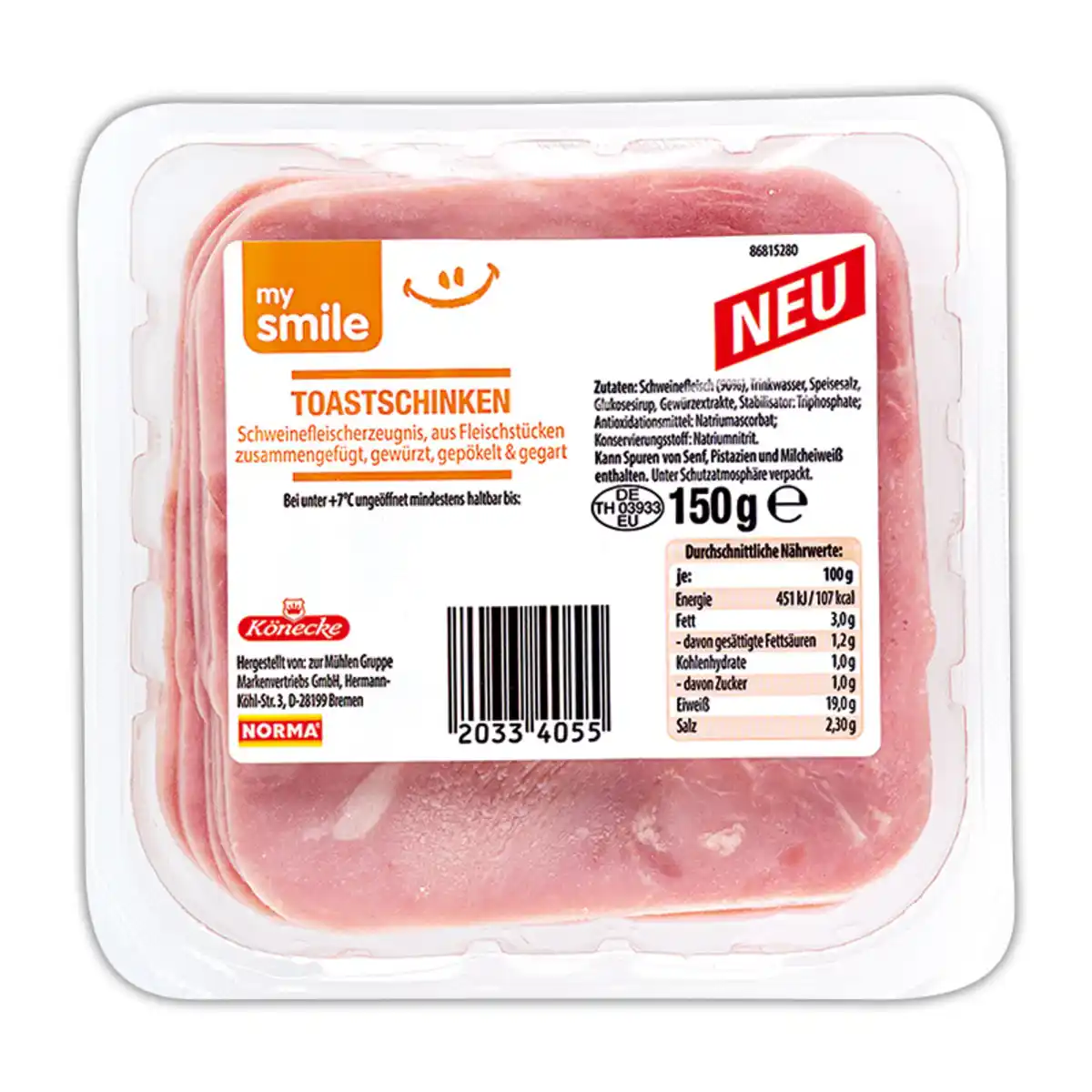 Bild 1 von My Smile Toastschinken