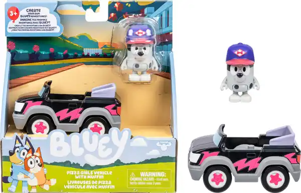 Bild 4 von Moose Bluey Fahrzeug + Spielfigur Set