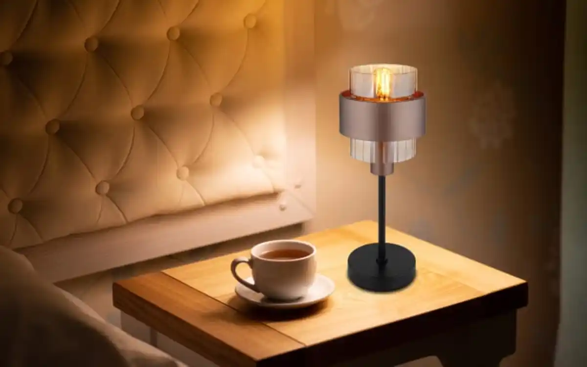 Bild 3 von Tischleuchte Milley, schwarz/bronze