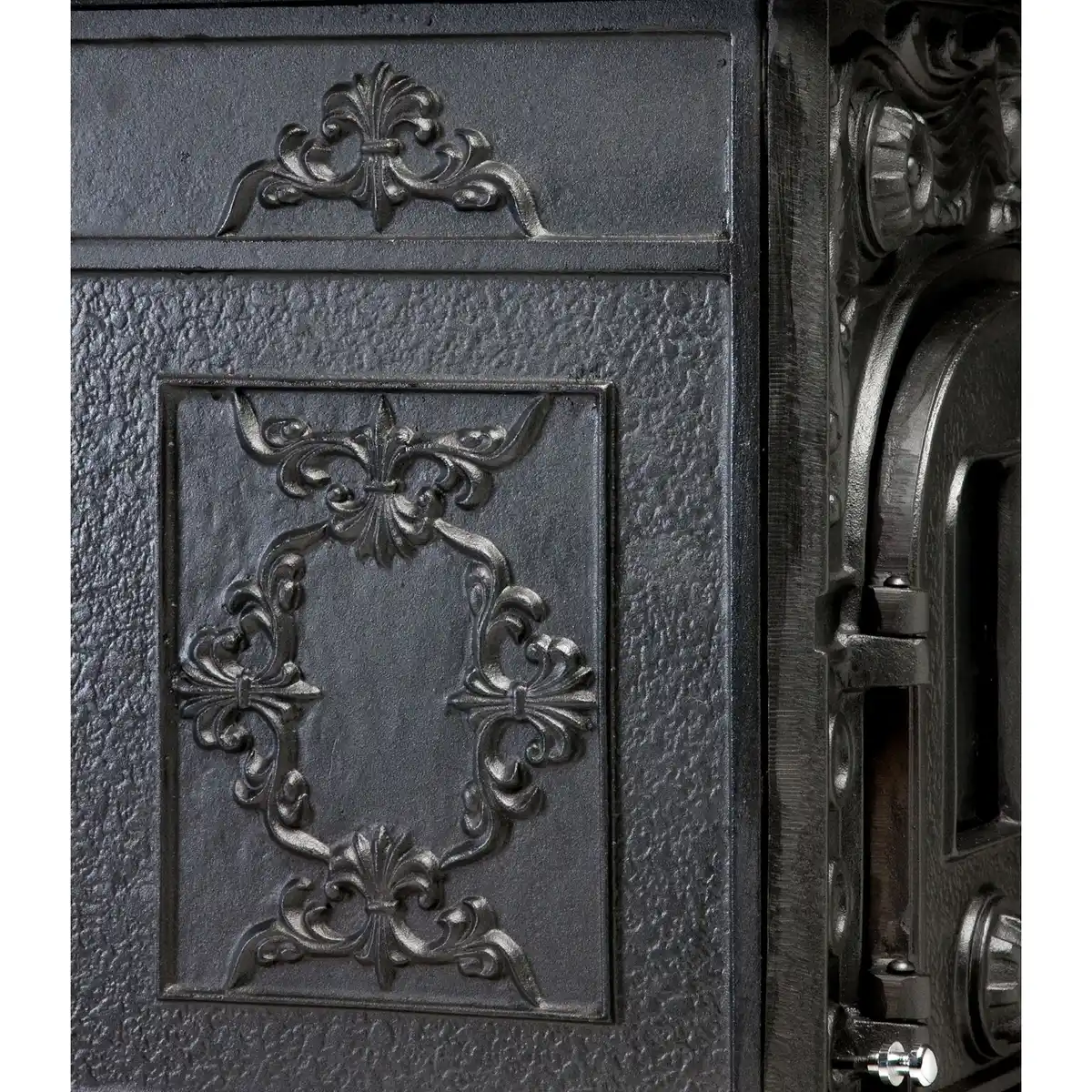 Bild 2 von GLOBEFIRE Gussofen »Eros«, schwarz, Gusseisen, 6 kW