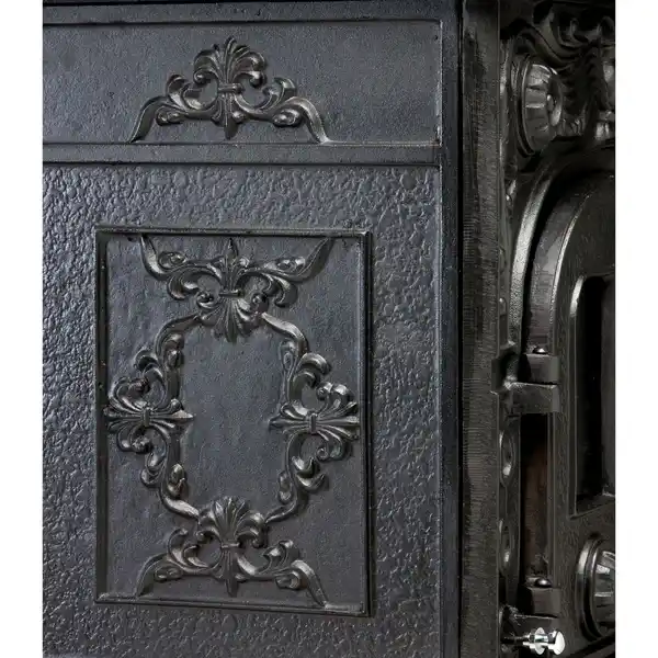 Bild 2 von GLOBEFIRE Gussofen »Eros«, schwarz, Gusseisen, 6 kW