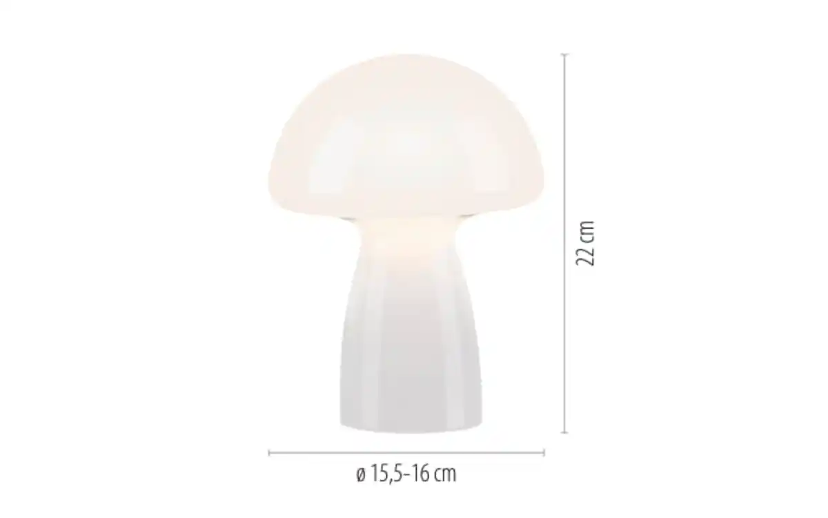 Bild 2 von Tischleuchte Fungo, weiß, 15,5 cm