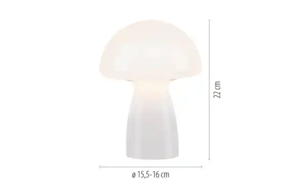 Bild 2 von Tischleuchte Fungo, weiß, 15,5 cm