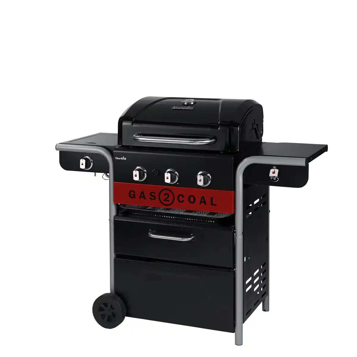 Bild 4 von CHAR-BROIL Hybridgrill »Gas2Coal 2.0 Line«, 3 Brenner, Grillfläche: 64,2 x 44,1 cm,