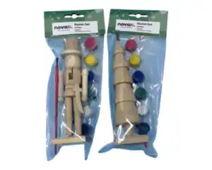 Bastel-Set novooo Holzfigur bemalbar