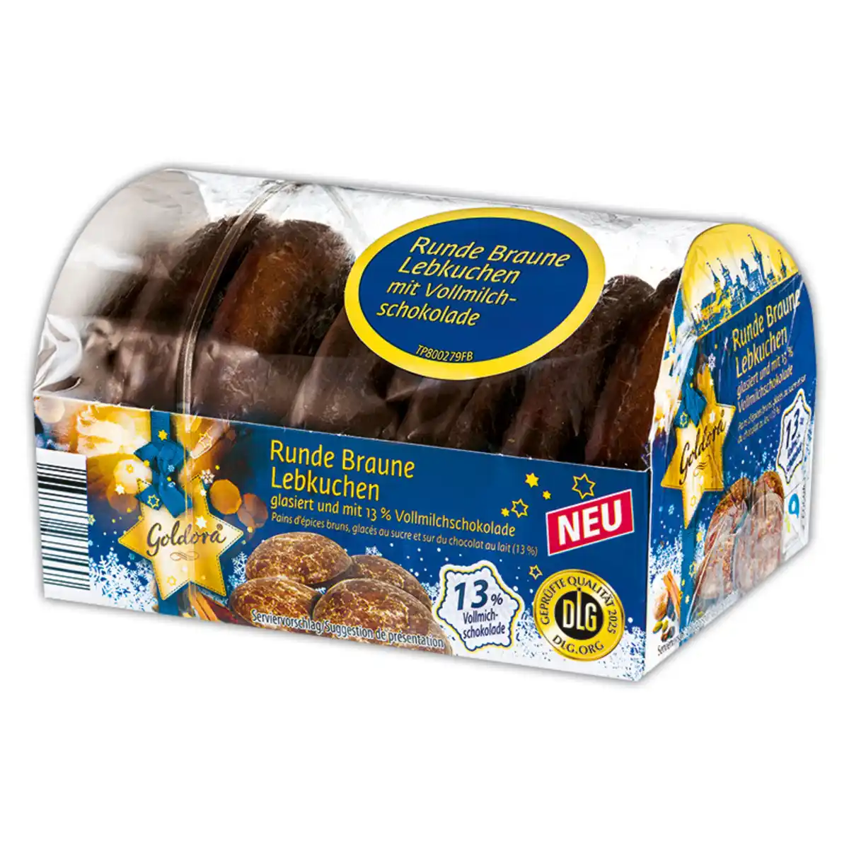 Bild 1 von Goldora Runde braune Lebkuchen