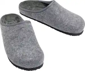 IDEENWELT Hausschuhe grau Gr. 43