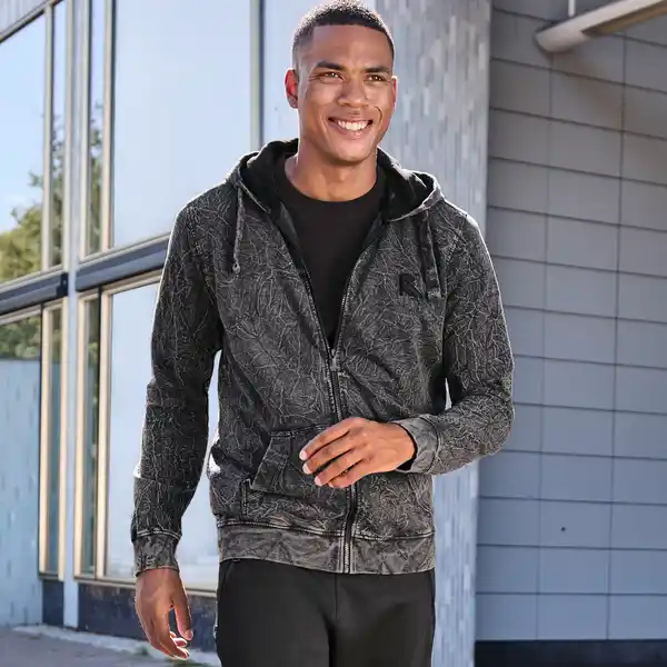 Bild 1 von Herren-Jacke im Acid-Wash-Design