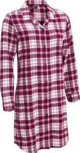 IDEENWELT Karo-Flanell-Nachthemd Gr. S/M