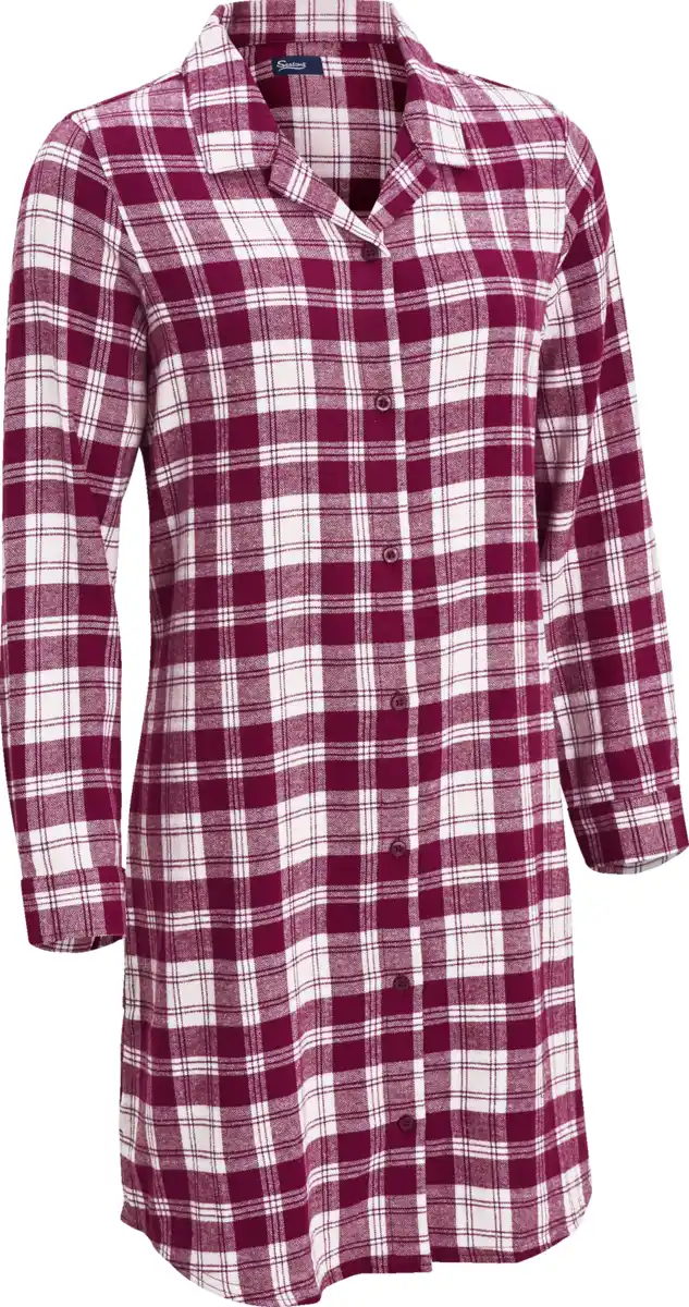 Bild 1 von IDEENWELT Karo-Flanell-Nachthemd Gr. S/M