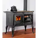 Bild 1 von GLOBEFIRE Holzherd »Titan«, schwarz, Gusseisen, 7 kW, Dauerbrand geeignet