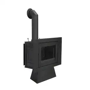 GLOBEFIRE Kaminofen »Neptune Elegance«, schwarz, Gusseisen, 7 kW