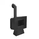 Bild 1 von GLOBEFIRE Kaminofen »Neptune Elegance«, schwarz, Gusseisen, 7 kW