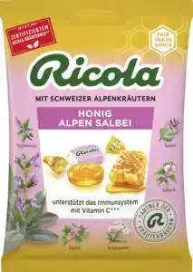 Ricola Honig Alpen Salbei Hustenbonbons (20 Bonbons), 75 g