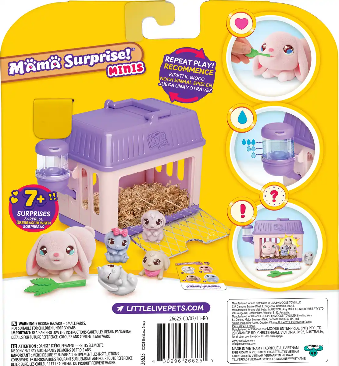 Bild 1 von Moose LITTLE LIVE PETS Mama Surprise Mini Spielset Hase