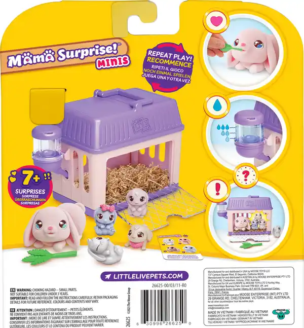Bild 1 von Moose LITTLE LIVE PETS Mama Surprise Mini Spielset Hase