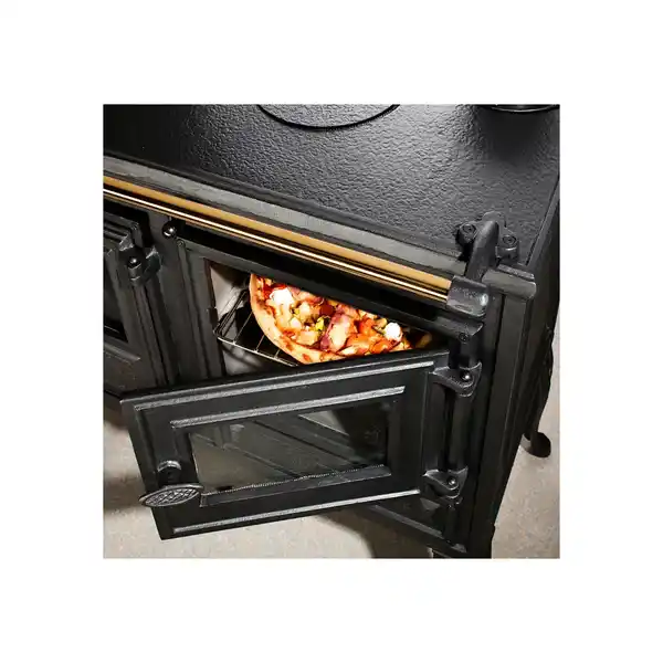 Bild 3 von GLOBEFIRE Holzherd »Titan«, schwarz, Gusseisen, 7 kW, Dauerbrand geeignet