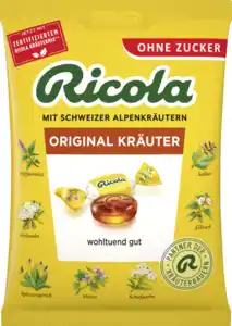 Ricola Original Kräuter Hustenbonbons (20 Stück), 75 g