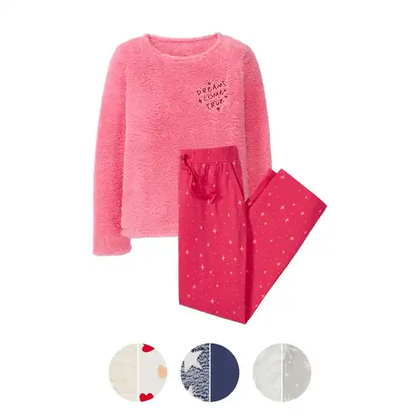 Bild 1 von UP2FASHION WOMEN Damen Fleece Pyjama-Set