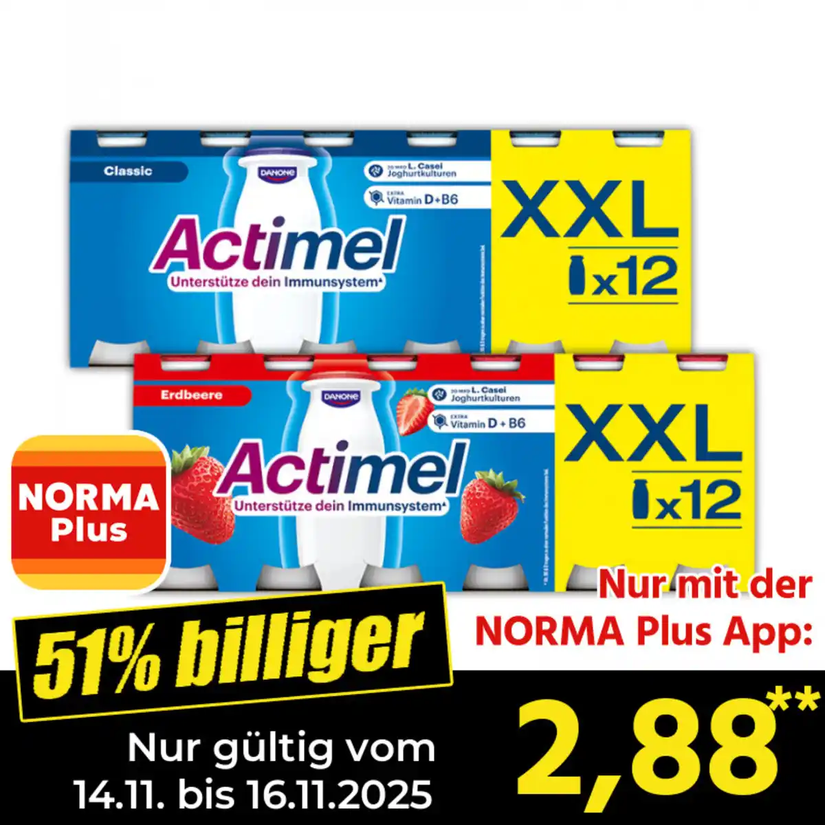 Bild 1 von Danone Actimel XXL