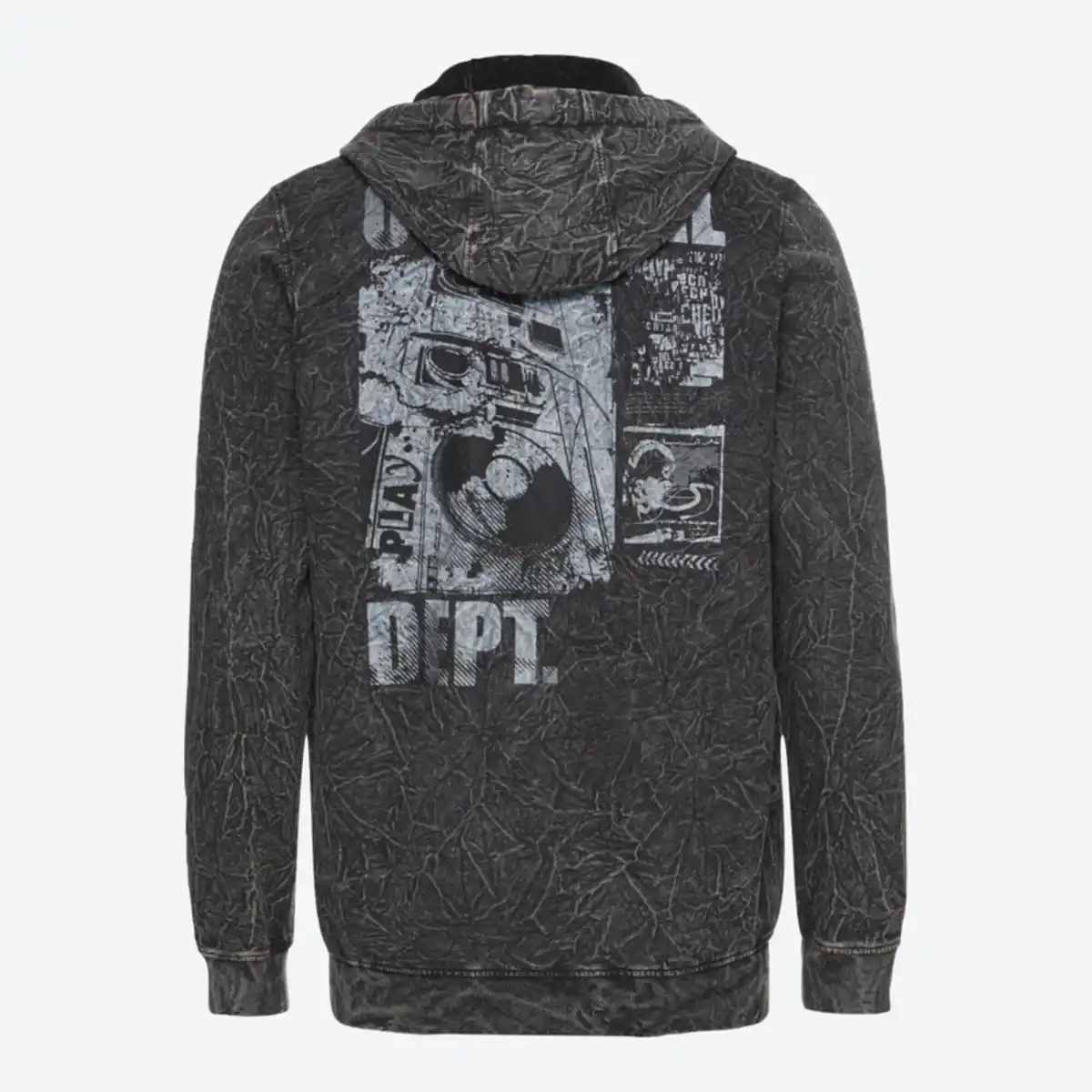 Bild 4 von Herren-Jacke im Acid-Wash-Design