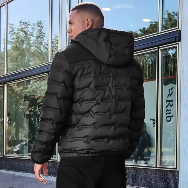 Bild 4 von Herren-Steppjacke mit abnehmbarer Kapuze