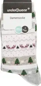 under2wear 3er Pack Weihnachten Limited Edition Gr. 35/38