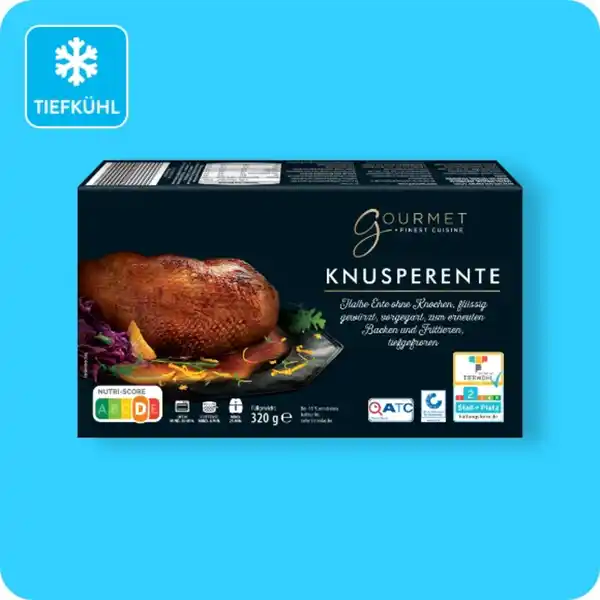 Bild 1 von GOURMET FINEST CUISINE Knusperente, Halbe Ente