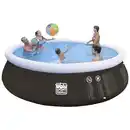 Bild 4 von Rundpool, rattanfarben, ØxH: 450 x 106 cm