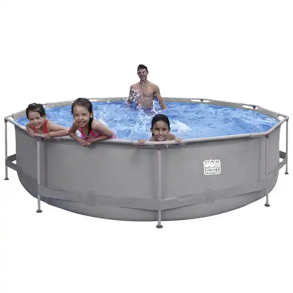 Bild 3 von Rundpool, grau, ØxH: 360 x 76 cm