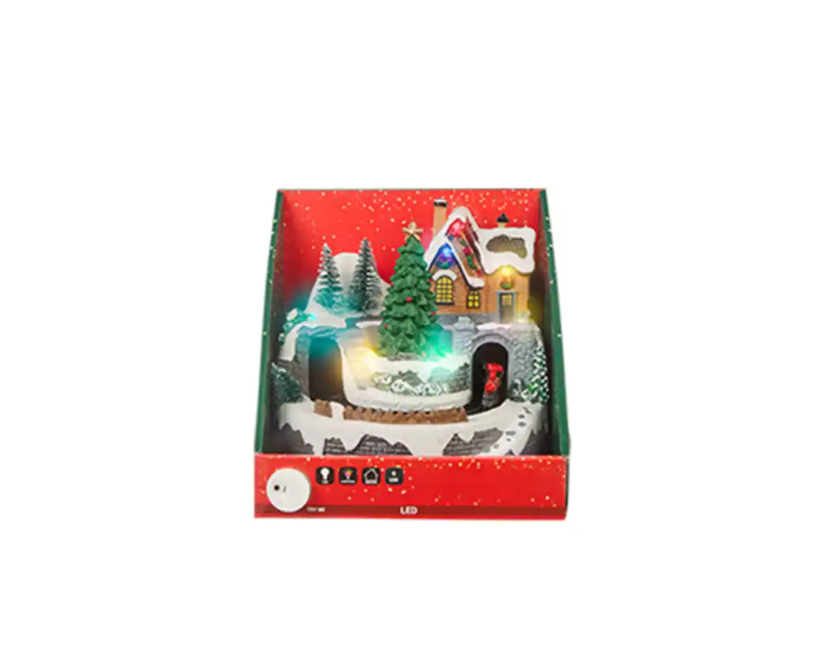 Bild 2 von LED Weihnachtsdorf