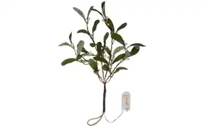 Mistelzweig mit Beleuchtung, hellgrün, 35 cm