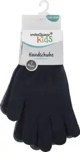 under2wear kids 2er Pack Strick Handschuhe onesize blau/grau