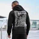 Bild 4 von Herren-Hoodie mit Front- und Rückenaufdruck