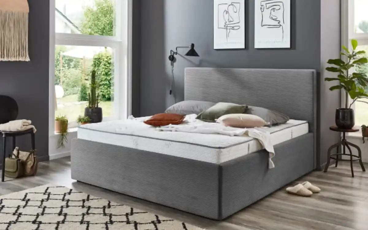 Bild 1 von Polsterbett Calgary grau, 160 x 200 cm