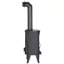 Bild 4 von GLOBEFIRE Gussofen »Sirius«, schwarz, Gusseisen, 6 kW