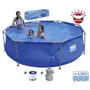 Bild 1 von Rundpool, blau, ØxH: 300 x 76 cm