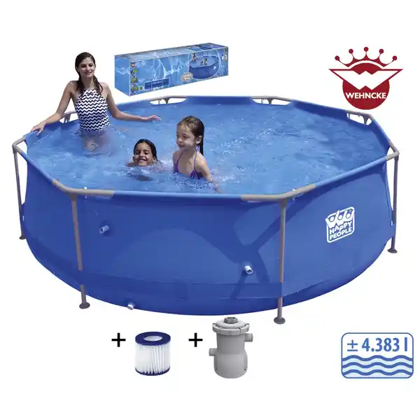 Bild 1 von Rundpool, blau, ØxH: 300 x 76 cm