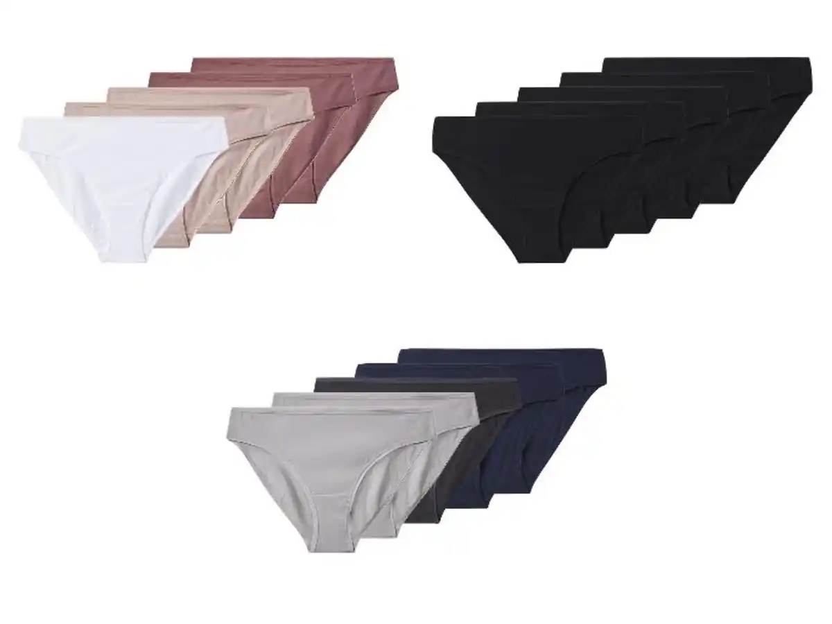 Bild 1 von esmara® Damen Slips, 5 Stück