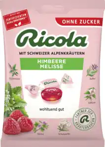 Ricola Himbeere Melisse Hustenbonbons (20 Stück), 75 g