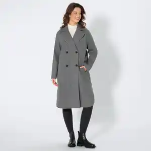 Damen-Mantel mit Knopfleiste