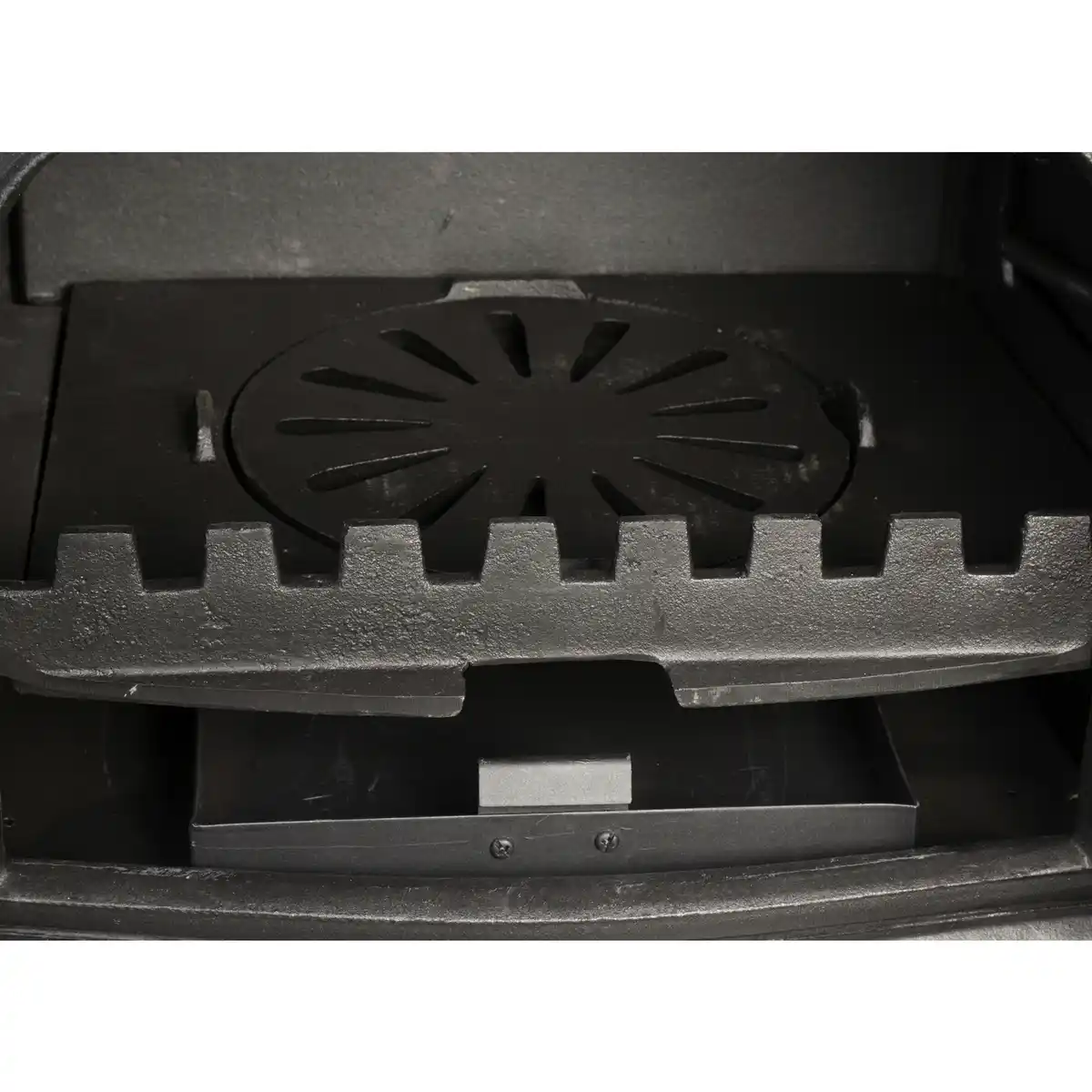 Bild 3 von GLOBEFIRE Gussofen »Eros«, schwarz, Gusseisen, 6 kW