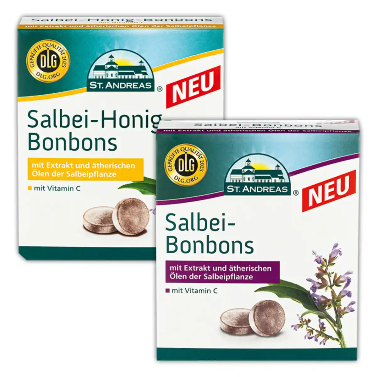 Bild 1 von St. Andreas Salbei-Bonbons