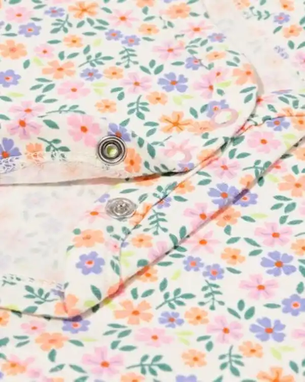 Bild 4 von Strampler Baumwolle mit Stretch Blumen multicolor