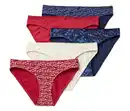 Bild 1 von 5 Slips, rot/creme/blau