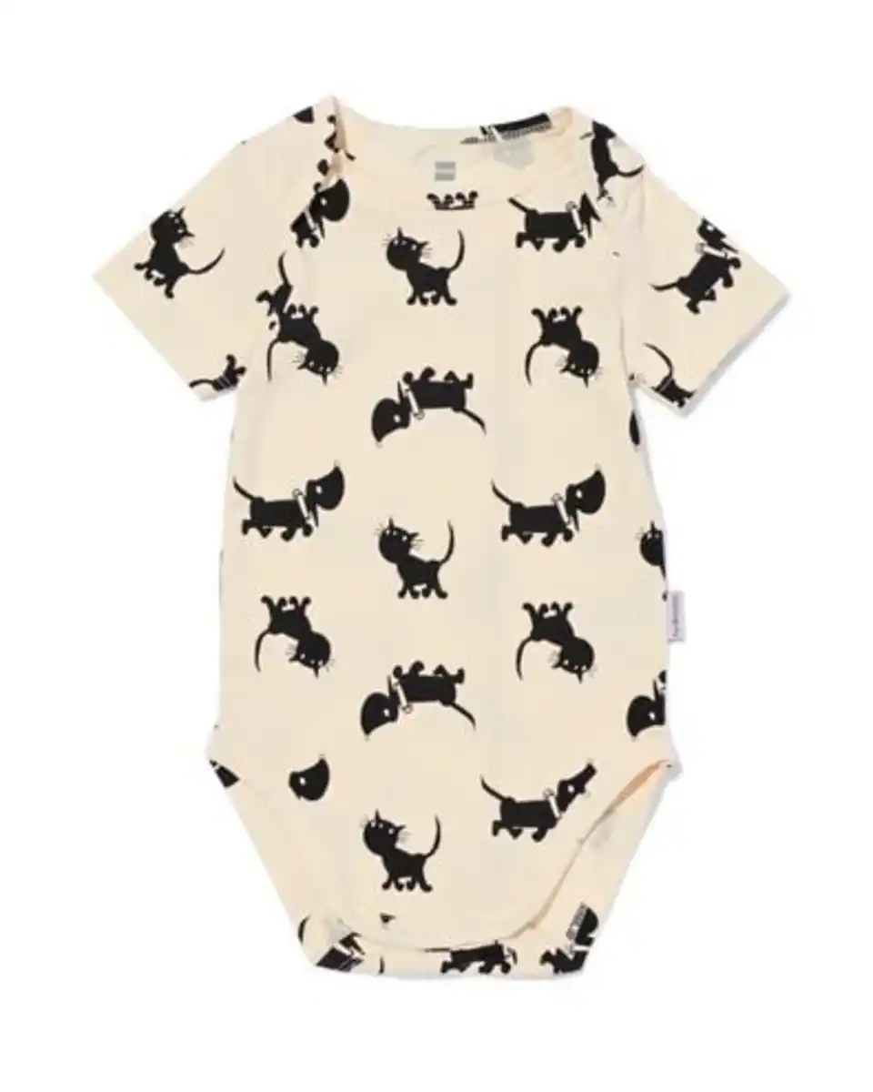 Bild 1 von Takkie und Siepie Strampler Baumwolle mit Stretch eierschalenfarben