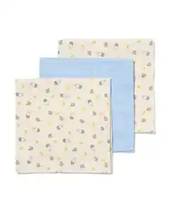 3er-Pack Mullwindeln, 60 x 60 cm, Miffy